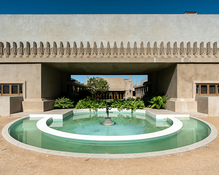 Hollyhock House by Frank Lloyd Wright