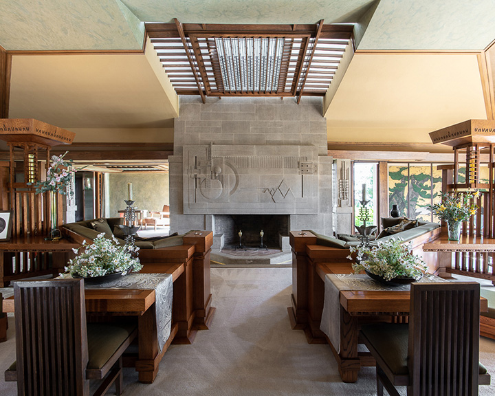 Hollyhock House by Frank Lloyd Wright